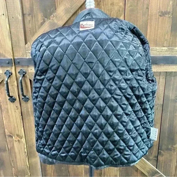 Dale Earnhardt SR "The Intimidator" Chase Authentics Black Leather Coat Men’s M - Picture 5 of 10